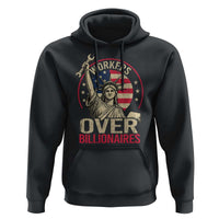 Workers Over Billionaires Hoodie Social Justice Statue Of Liberty - Wonder Print Shop