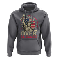 Workers Over Billionaires Hoodie Social Justice Statue Of Liberty - Wonder Print Shop