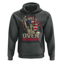 Workers Over Billionaires Hoodie Social Justice Statue Of Liberty - Wonder Print Shop