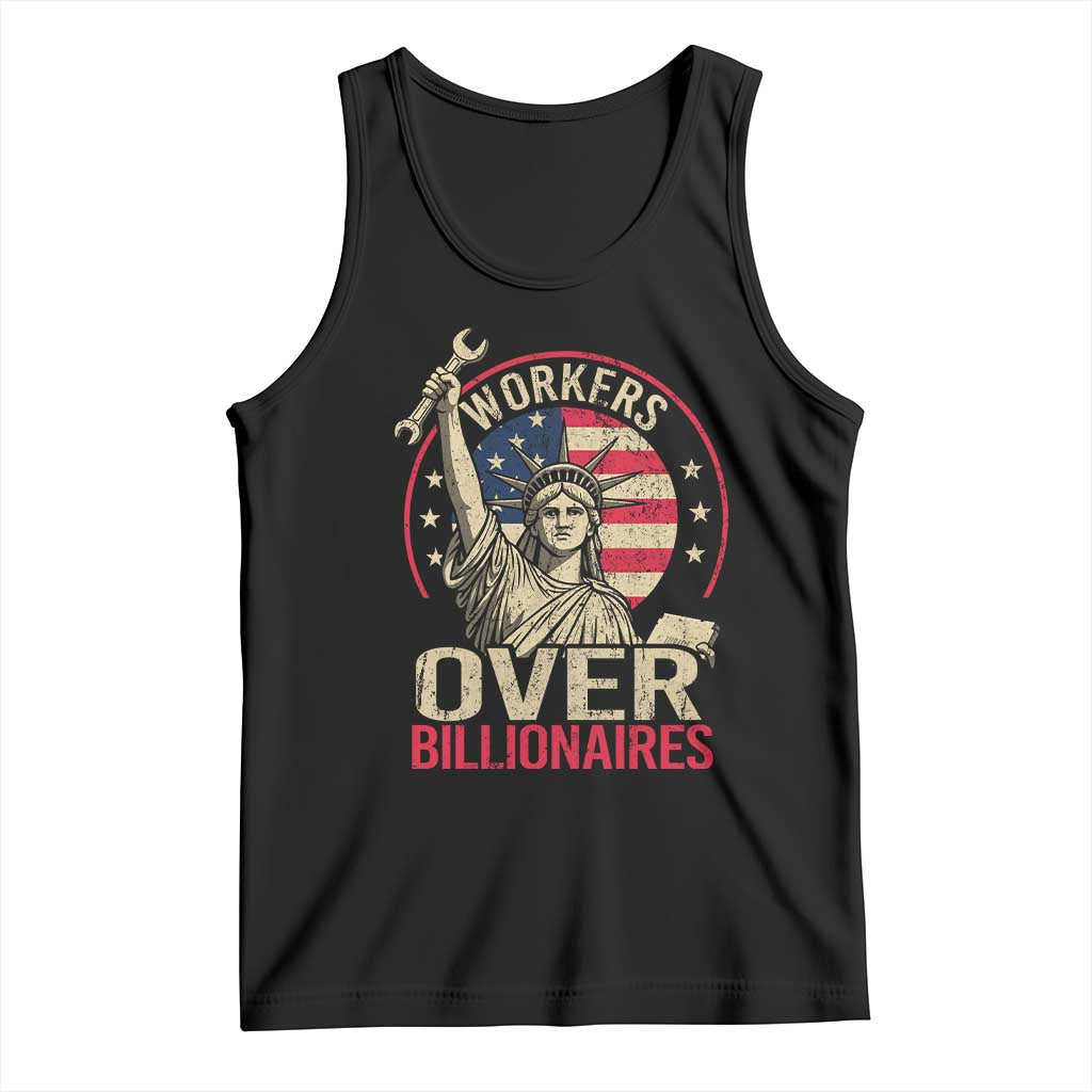Workers Over Billionaires Tank Top Social Justice Statue Of Liberty - Wonder Print Shop