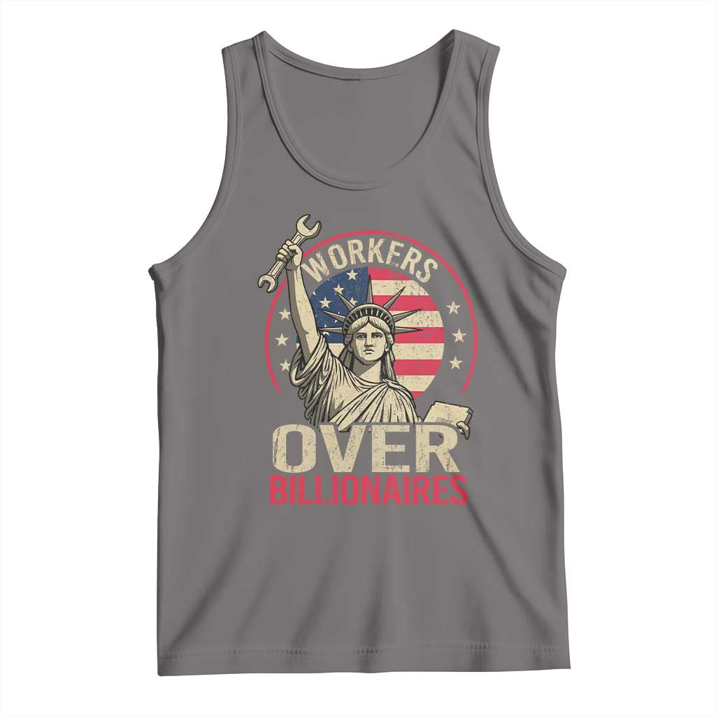 Workers Over Billionaires Tank Top Social Justice Statue Of Liberty - Wonder Print Shop