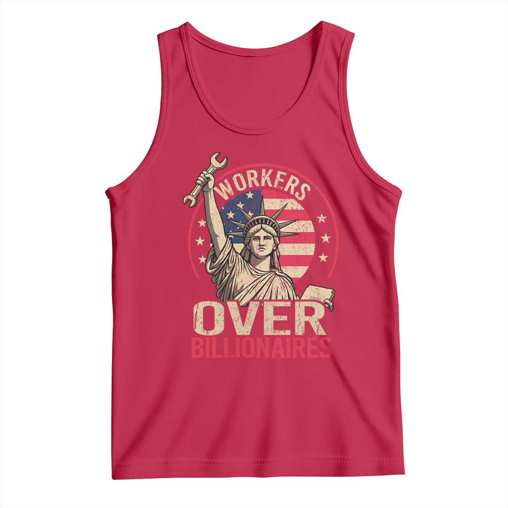 Workers Over Billionaires Tank Top Social Justice Statue Of Liberty - Wonder Print Shop