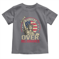 Workers Over Billionaires Toddler T Shirt Social Justice Statue Of Liberty - Wonder Print Shop