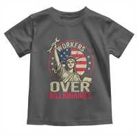 Workers Over Billionaires Toddler T Shirt Social Justice Statue Of Liberty - Wonder Print Shop