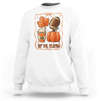 Tis The Season Fall Thanksgiving Sweatshirt Retro Coquette Bow American Football Pumpkin - Wonder Print Shop
