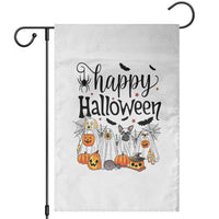 Happy Halloween Dog Ghost Spooky Season Garden Flag - Wonder Print Shop