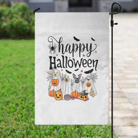 Happy Halloween Dog Ghost Spooky Season Garden Flag - Wonder Print Shop