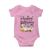 Happy Halloween Dog Ghost Spooky Season Baby Onesie - Wonder Print Shop