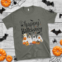 Happy Halloween Dog Ghost Spooky Season T Shirt - Wonder Print Shop