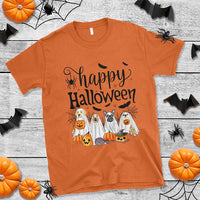 Happy Halloween Dog Ghost Spooky Season T Shirt - Wonder Print Shop