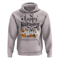 Happy Halloween Dog Ghost Spooky Season Hoodie - Wonder Print Shop