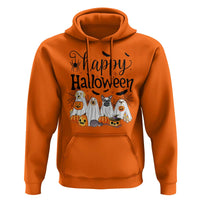 Happy Halloween Dog Ghost Spooky Season Hoodie - Wonder Print Shop