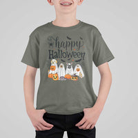 Happy Halloween Dog Ghost Spooky Season T Shirt For Kid - Wonder Print Shop