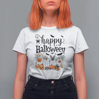 Happy Halloween Dog Ghost Spooky Season T Shirt For Women - Wonder Print Shop