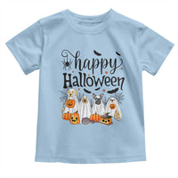 Happy Halloween Dog Ghost Spooky Season Toddler T Shirt - Wonder Print Shop