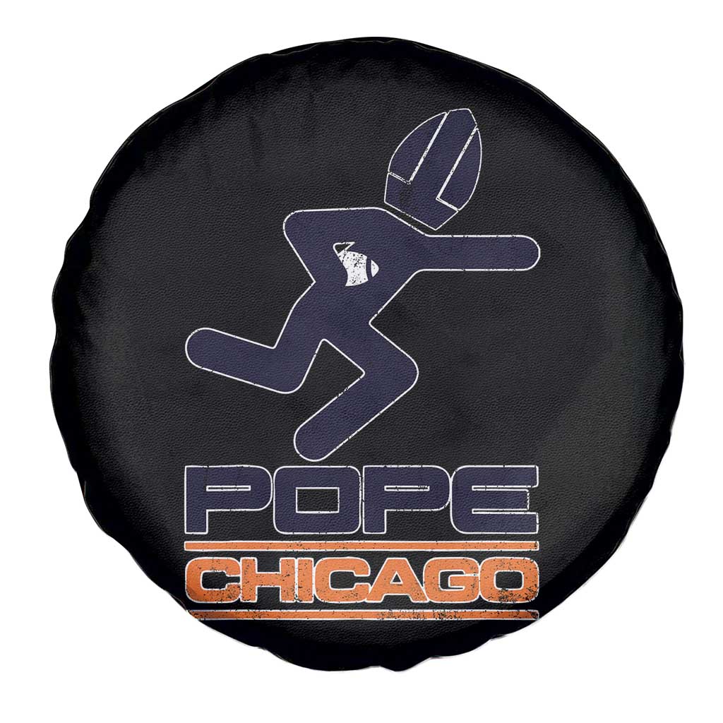 Chicago Pope Leo XIV American Football Spare Tire Cover - Wonder Print Shop