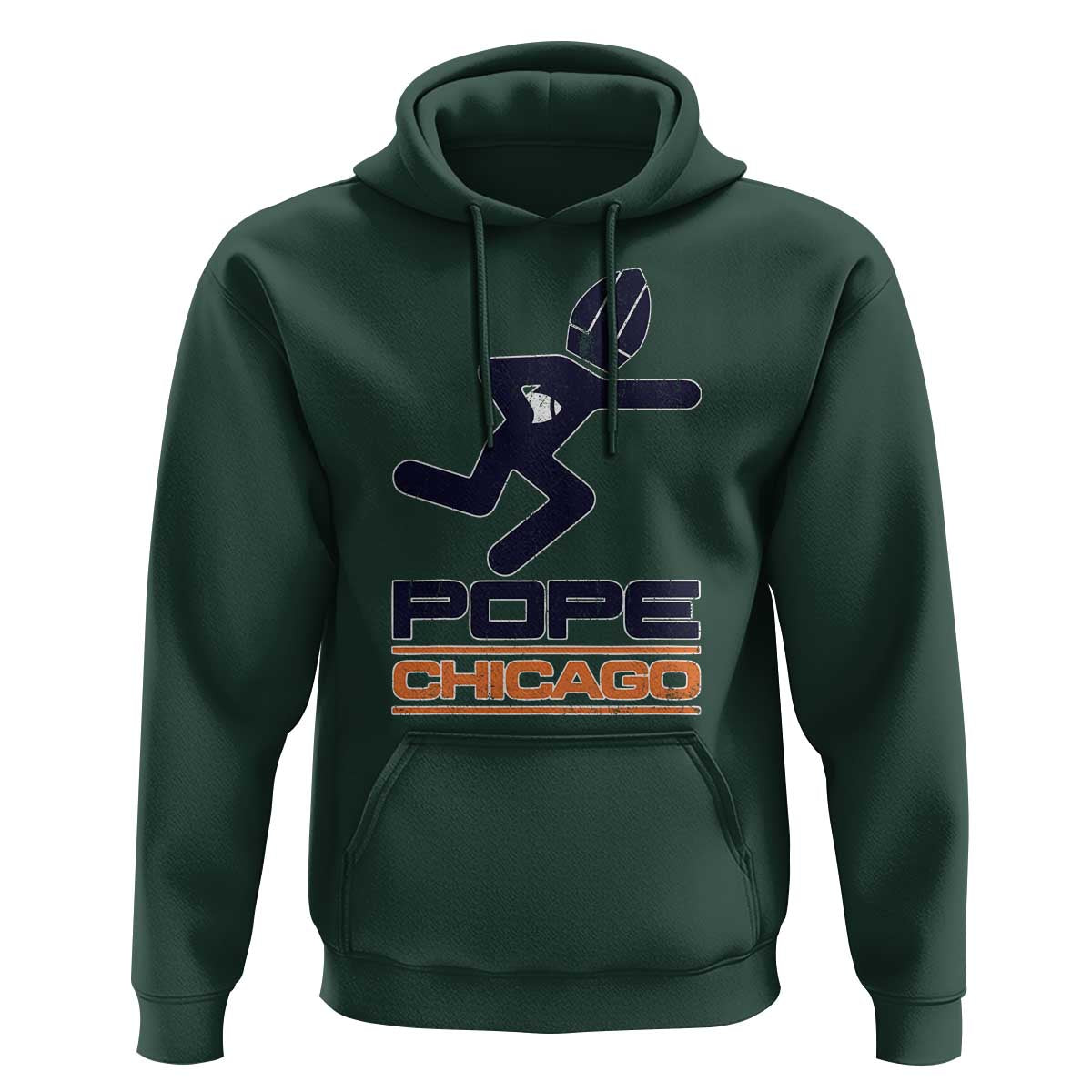 Chicago Pope Leo XIV American Football Hoodie - Wonder Print Shop