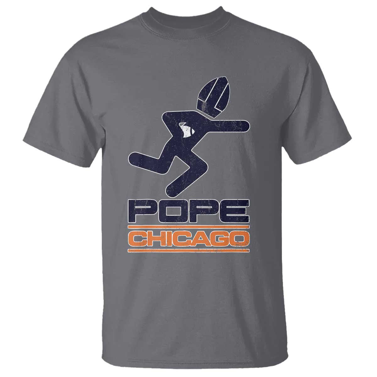 Chicago Pope Leo XIV American Football T Shirt - Wonder Print Shop