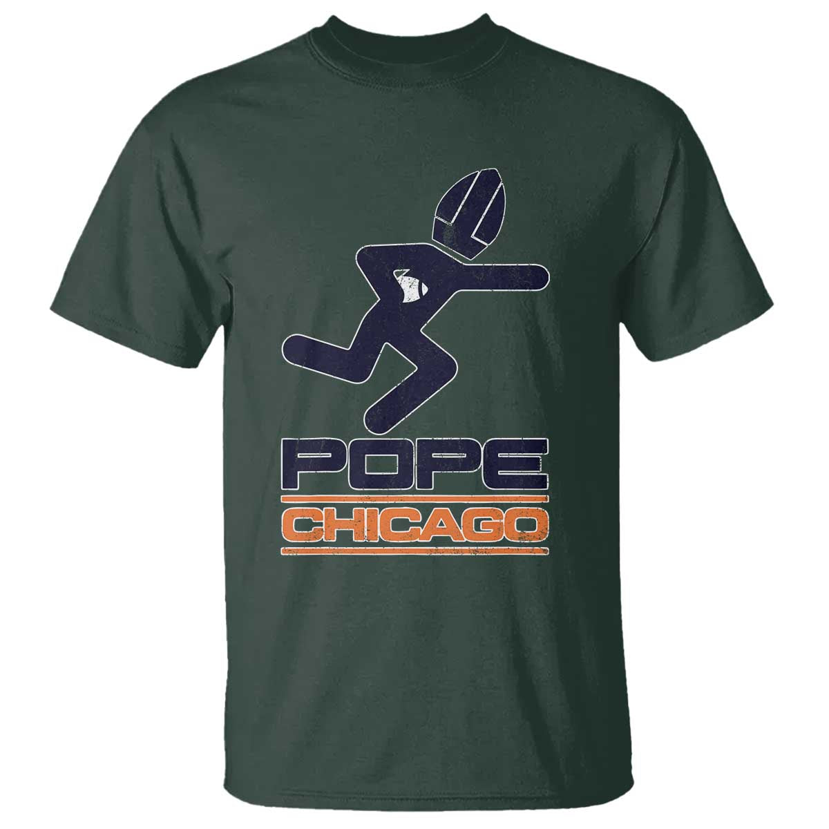 Chicago Pope Leo XIV American Football T Shirt - Wonder Print Shop