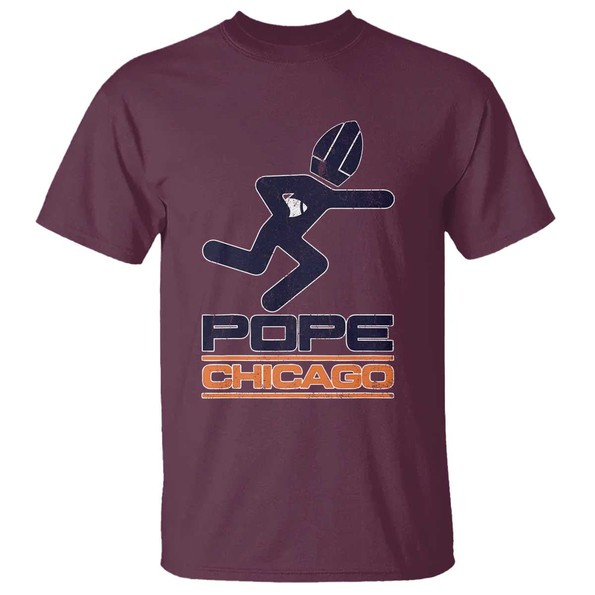 Chicago Pope Leo XIV American Football T Shirt - Wonder Print Shop