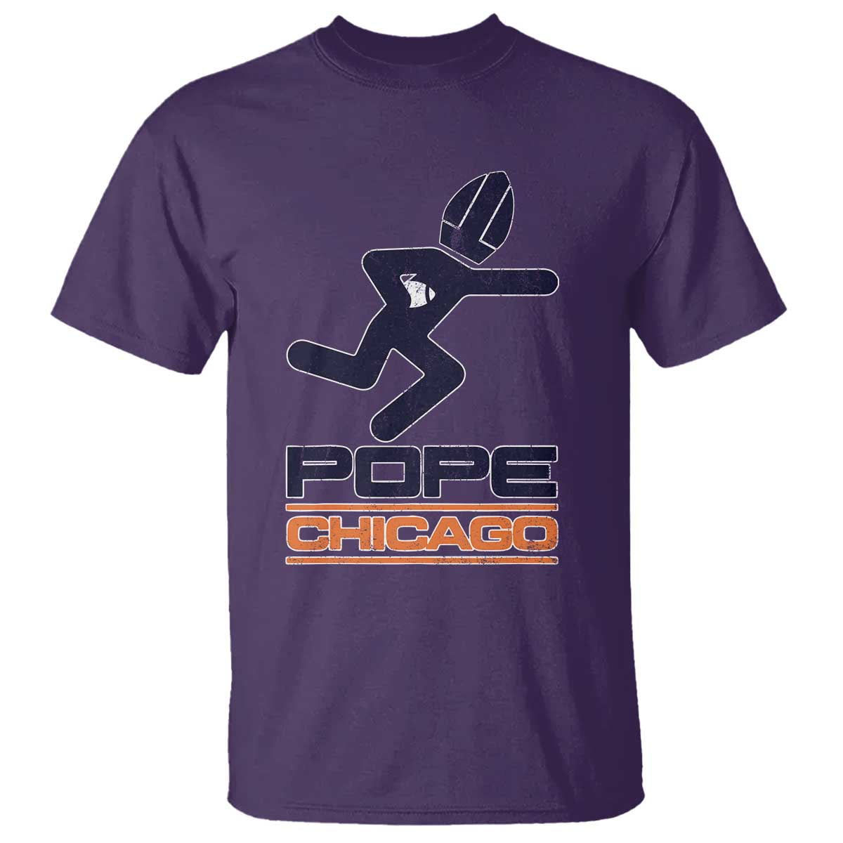 Chicago Pope Leo XIV American Football T Shirt - Wonder Print Shop
