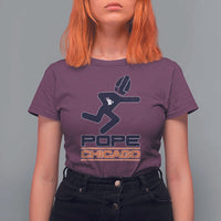 Chicago Pope Leo XIV American Football T Shirt For Women - Wonder Print Shop