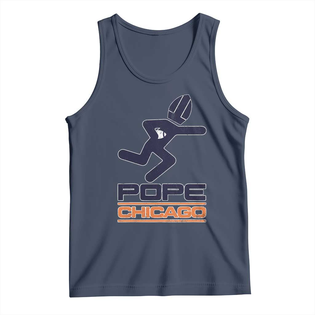 Chicago Pope Leo XIV American Football Tank Top - Wonder Print Shop