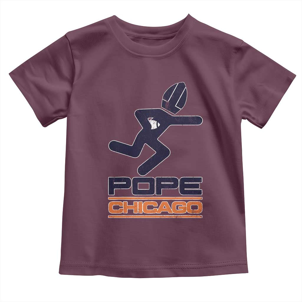 Chicago Pope Leo XIV American Football Toddler T Shirt - Wonder Print Shop
