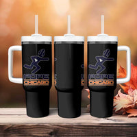 Chicago Pope Leo XIV American Football Tumbler With Handle - Wonder Print Shop