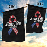 Justice For Charlie Kirk Garden Flag Patriotic Tribute Human Rights Activist - Wonder Print Shop