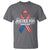 Justice For Charlie Kirk T Shirt Patriotic Tribute Human Rights Activist - Wonder Print Shop