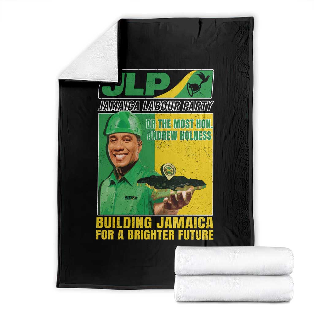 Andrew Holness Throw Blanket Building Jamaica For A Brighter Future Jamaica Labour Party - Wonder Print Shop