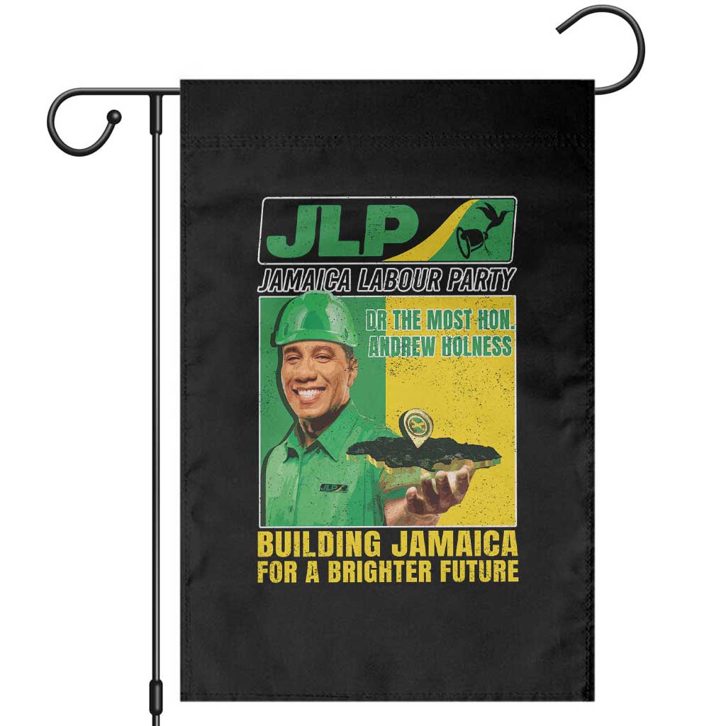 Andrew Holness Garden Flag Building Jamaica For A Brighter Future Jamaica Labour Party - Wonder Print Shop