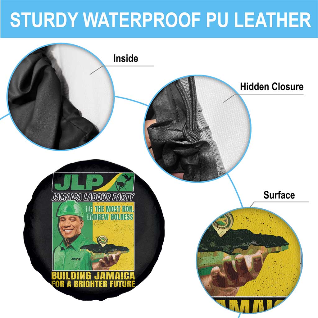 Andrew Holness Spare Tire Cover Building Jamaica For A Brighter Future Jamaica Labour Party - Wonder Print Shop