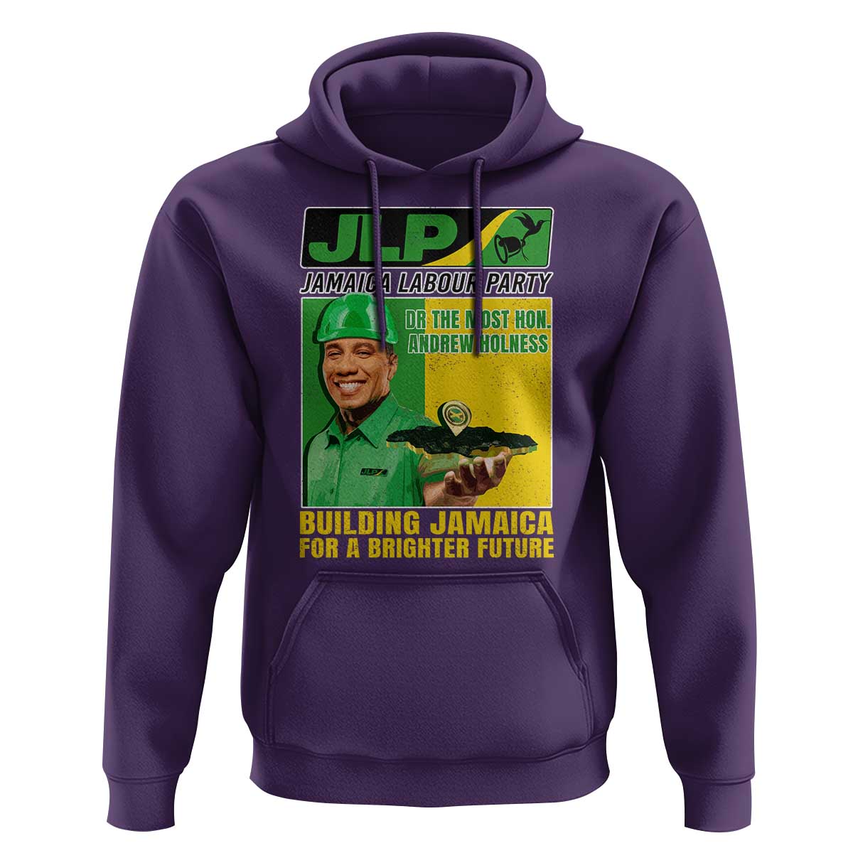 Andrew Holness Hoodie Building Jamaica For A Brighter Future Jamaica Labour Party - Wonder Print Shop