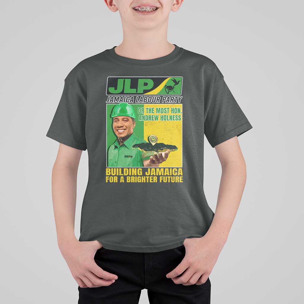 Andrew Holness T Shirt For Kid Building Jamaica For A Brighter Future Jamaica Labour Party - Wonder Print Shop