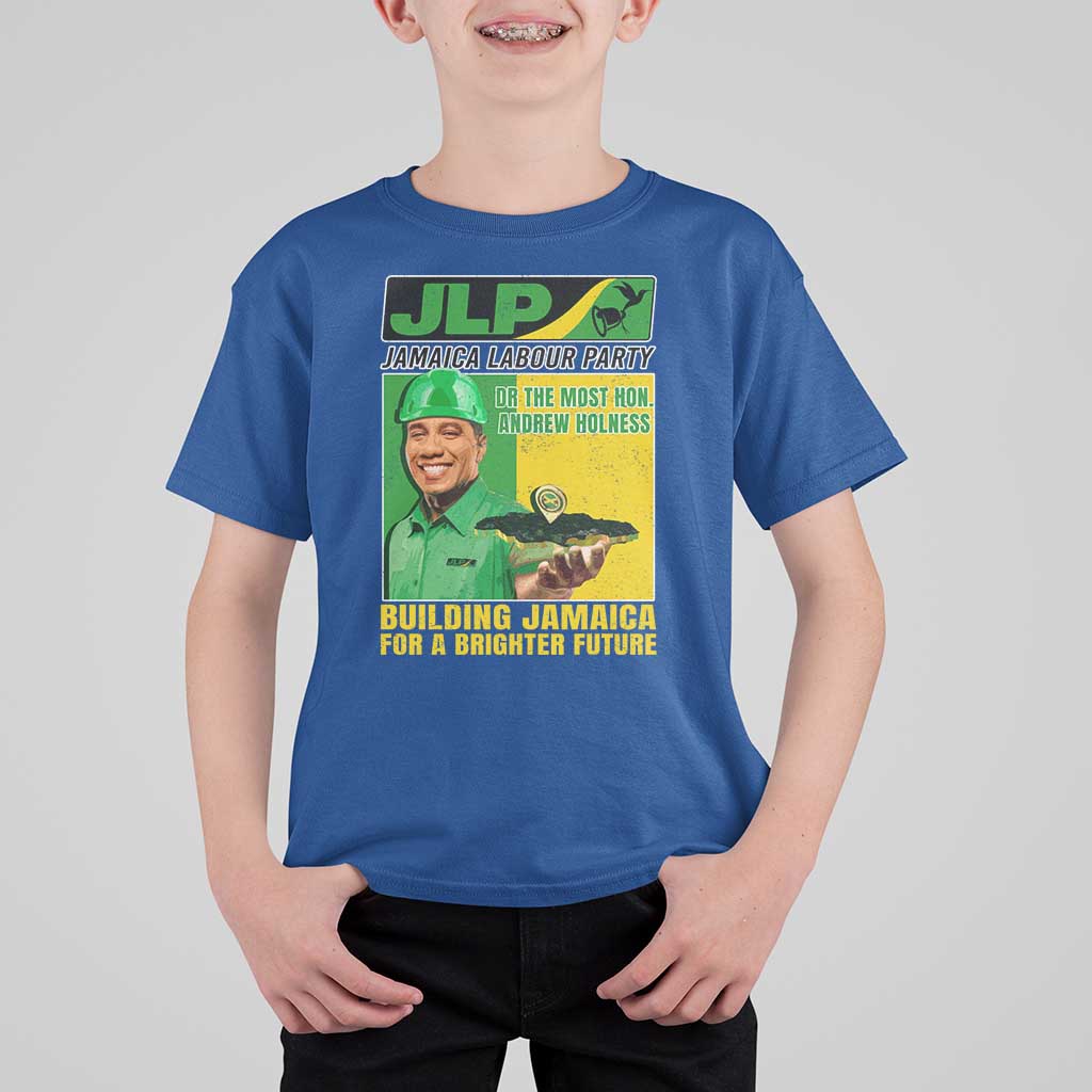 Andrew Holness T Shirt For Kid Building Jamaica For A Brighter Future Jamaica Labour Party - Wonder Print Shop