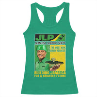 Andrew Holness Racerback Tank Top Building Jamaica For A Brighter Future Jamaica Labour Party - Wonder Print Shop