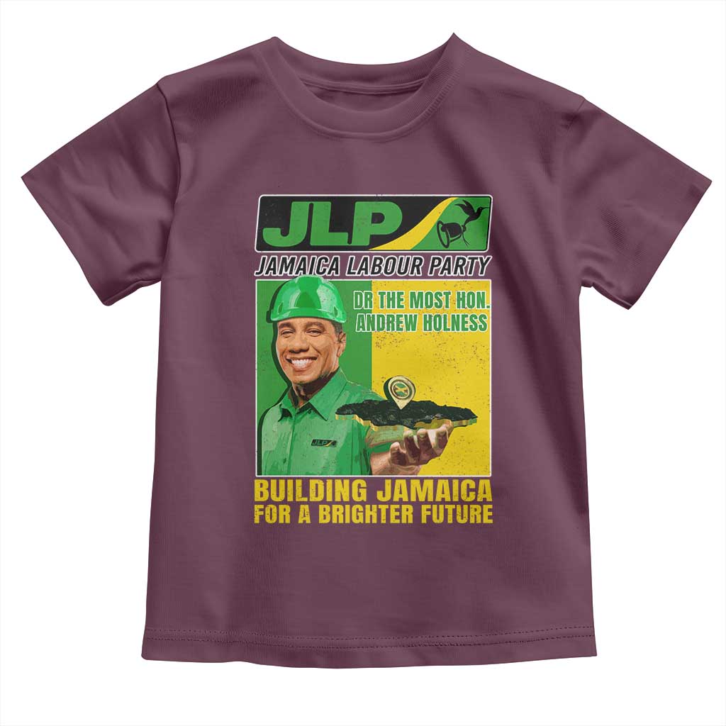 Andrew Holness Toddler T Shirt Building Jamaica For A Brighter Future Jamaica Labour Party - Wonder Print Shop