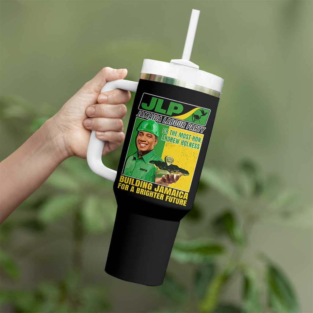 Andrew Holness Tumbler With Handle Building Jamaica For A Brighter Future Jamaica Labour Party - Wonder Print Shop