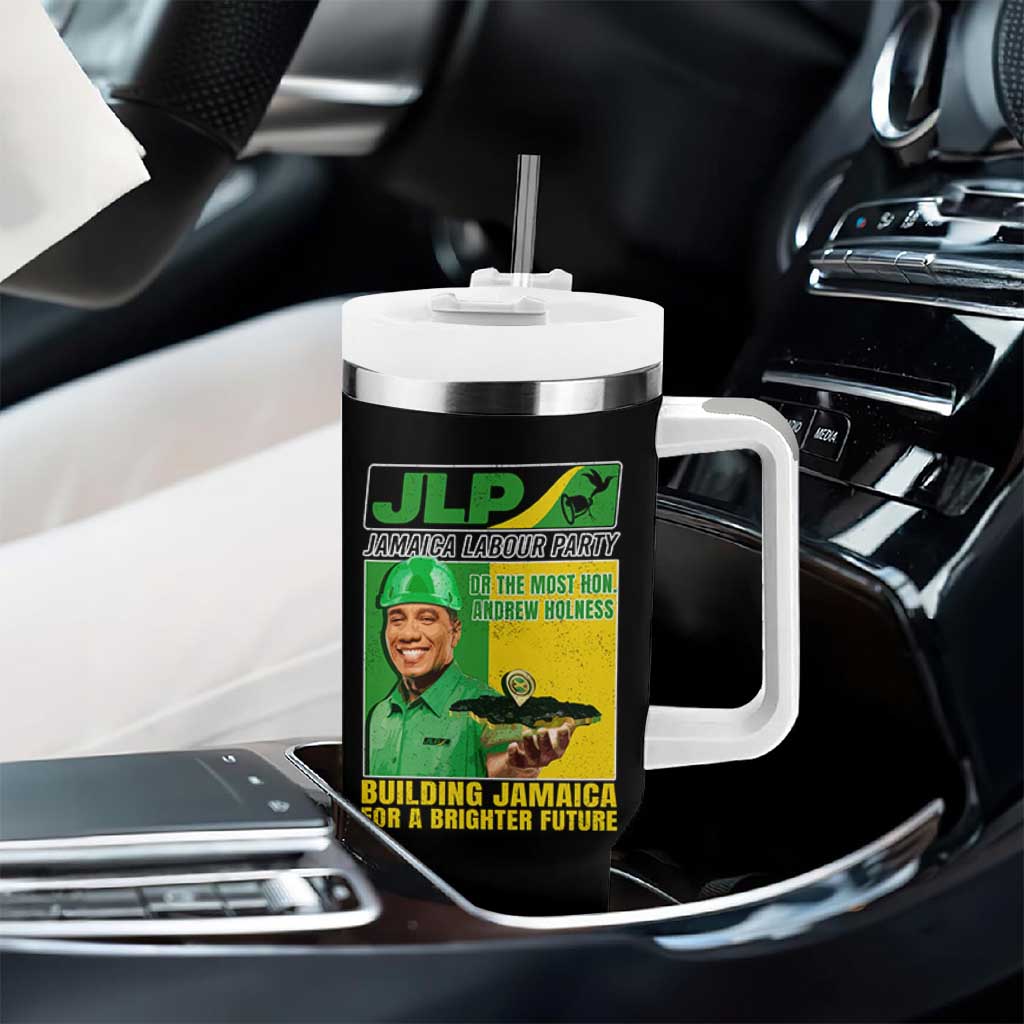 Andrew Holness Tumbler With Handle Building Jamaica For A Brighter Future Jamaica Labour Party - Wonder Print Shop