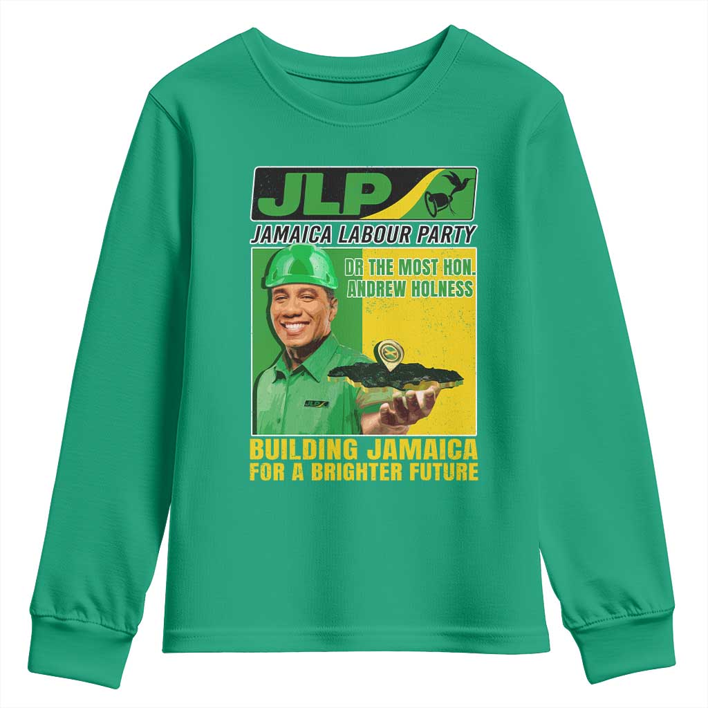 Andrew Holness Youth Sweatshirt Building Jamaica For A Brighter Future Jamaica Labour Party - Wonder Print Shop