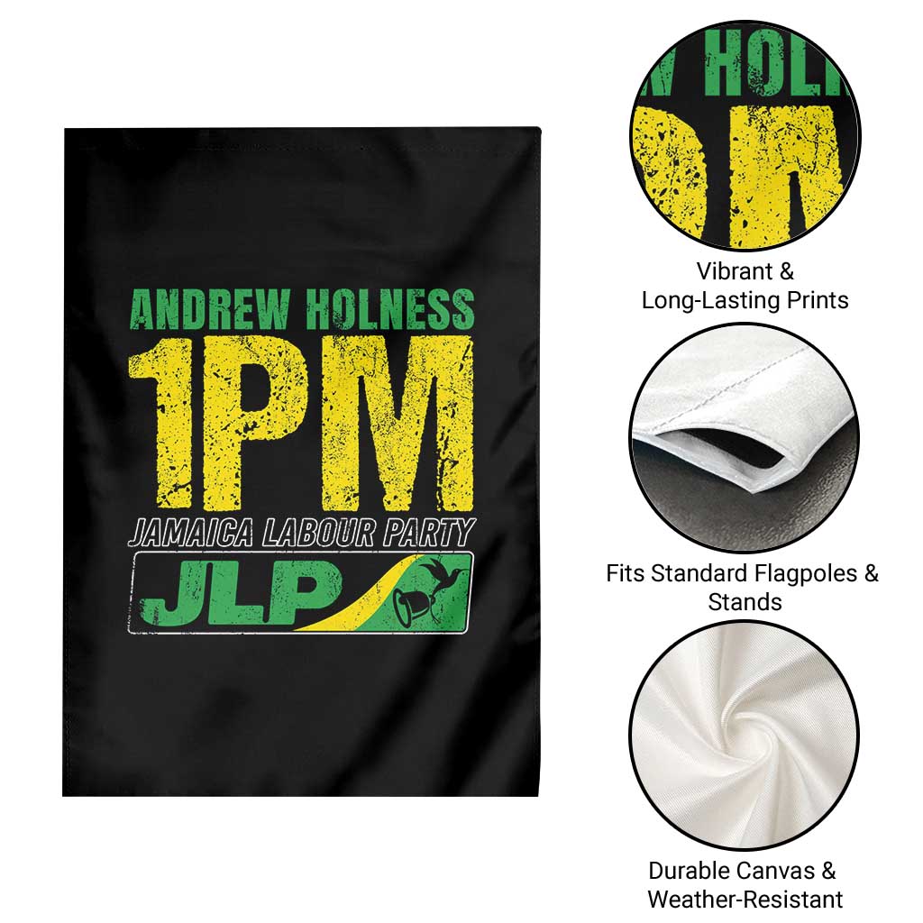 1PM Jamaica Andrew Holness Garden Flag Jamaica Labour Party JPL Supporter - Wonder Print Shop