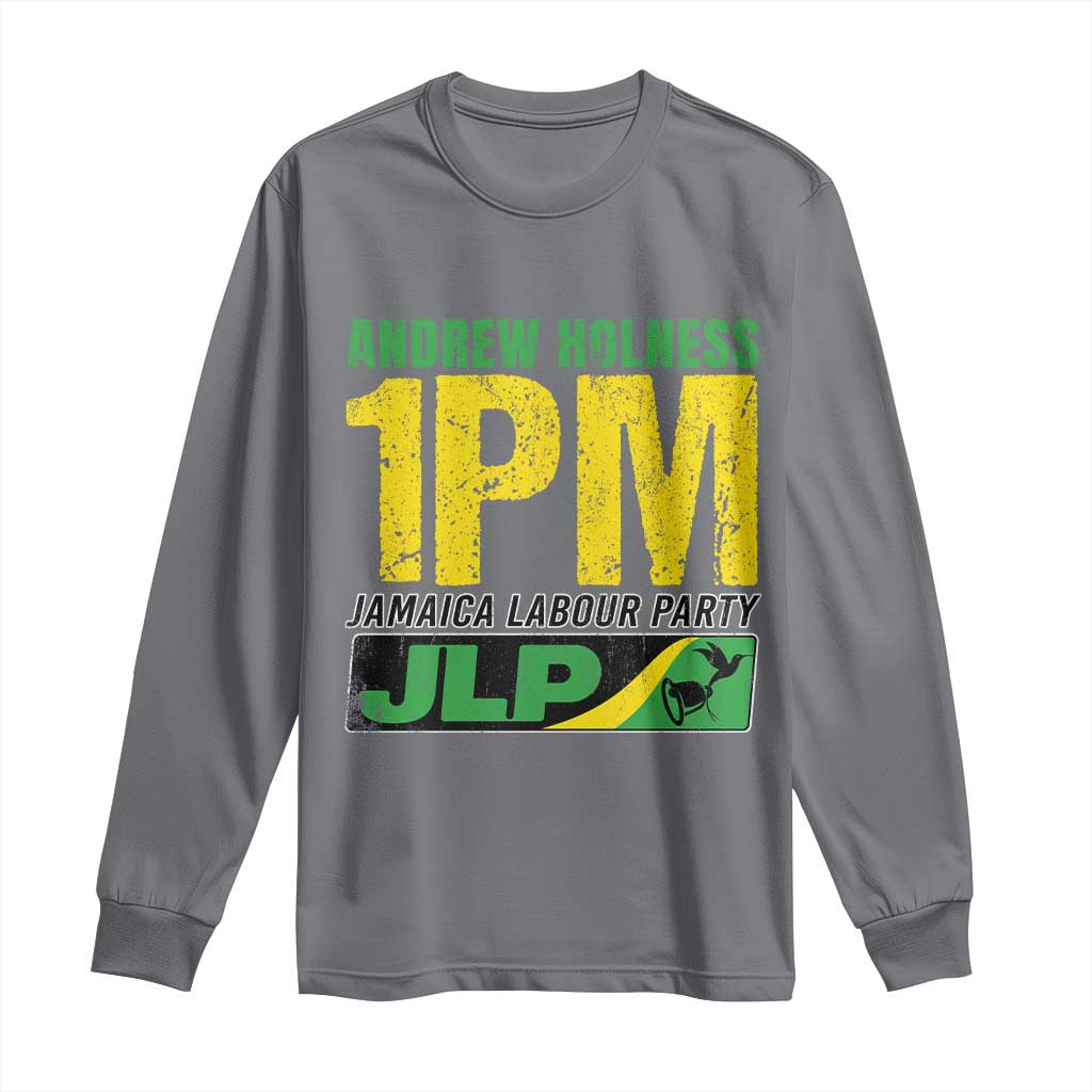 1PM Jamaica Andrew Holness Long Sleeve Shirt Jamaica Labour Party JPL Supporter - Wonder Print Shop