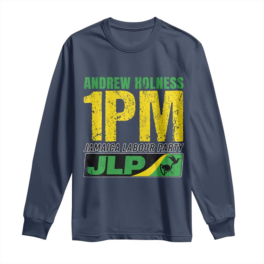 1PM Jamaica Andrew Holness Long Sleeve Shirt Jamaica Labour Party JPL Supporter - Wonder Print Shop