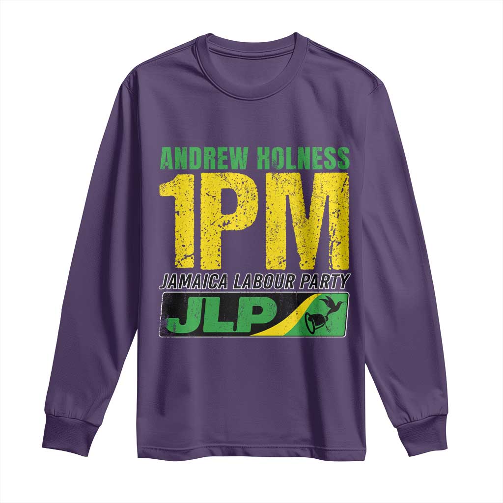 1PM Jamaica Andrew Holness Long Sleeve Shirt Jamaica Labour Party JPL Supporter - Wonder Print Shop