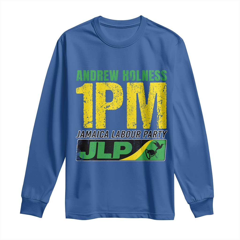 1PM Jamaica Andrew Holness Long Sleeve Shirt Jamaica Labour Party JPL Supporter - Wonder Print Shop