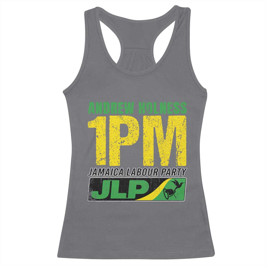1PM Jamaica Andrew Holness Racerback Tank Top Jamaica Labour Party JPL Supporter - Wonder Print Shop