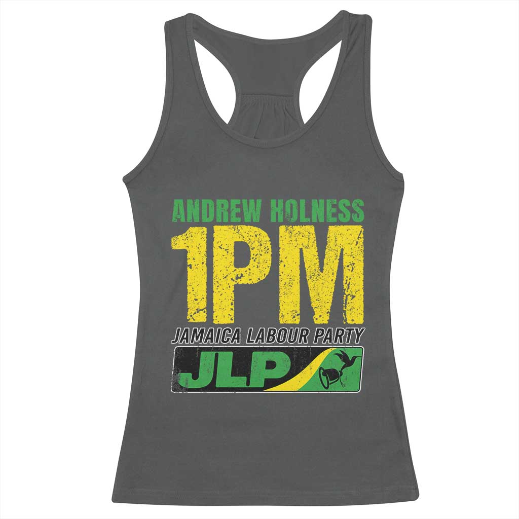 1PM Jamaica Andrew Holness Racerback Tank Top Jamaica Labour Party JPL Supporter - Wonder Print Shop