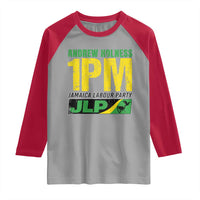 1PM Jamaica Andrew Holness Raglan Shirt Jamaica Labour Party JPL Supporter - Wonder Print Shop